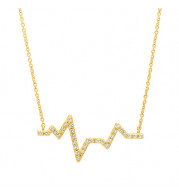 Jewelmi Custom 14k Yellow Gold Diamond Necklace