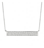 Jewelmi Custom 14k White Gold Diamond Necklace