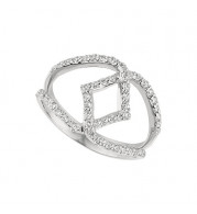 Jewelmi Custom 14k White Gold Diamond Ring
