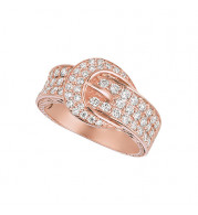 Jewelmi Custom 14k Rose Gold Diamond Ring
