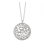 Jewelmi Custom 14k White Gold Diamond Necklace