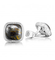 Tacori Sterling Silver Retro Classic Gemstone Men's Cuffink - MCL10039