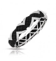 Belle Etoile Arpeggio Black Bangle