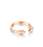 Tacori 18k Rose Gold The Ivy Lane Diamond Men's Ring - SR200P