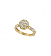 Jewelmi Custom 14k Yellow Gold Diamond Ring