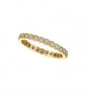 Jewelmi Custom 14k Yellow Gold Diamond Anniversary Band