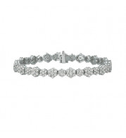 Jewelmi Custom 14k White Gold Diamond Bracelet