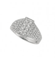 Jewelmi Custom 14k White Gold Diamond Ring