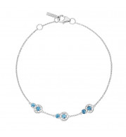 Tacori Sterling Silver Petite Gemstones Women's Bracelet - SB22933