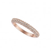 Jewelmi Custom 14k Rose Gold Diamond Ring