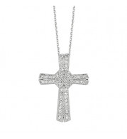 Jewelmi Custom 14k White Gold Diamond Necklace