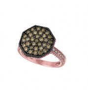 Jewelmi Custom 14k Rose Gold Diamond Ring