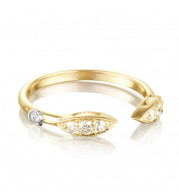 Tacori 18k Yellow Gold The Ivy Lane Diamond Men's Ring - SR200Y