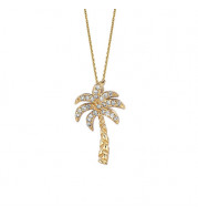 Jewelmi Custom 14k Yellow Gold Diamond Necklace