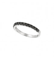 Jewelmi Custom 14k White Gold Diamond Stackable Ring