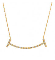 Jewelmi Custom 14k Yellow Gold Diamond Necklace
