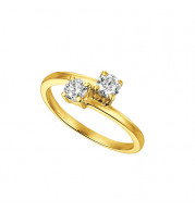 Jewelmi Custom 14k Yellow Gold Diamond Ring