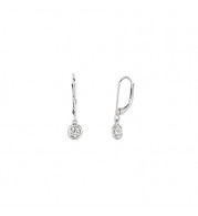 Jewelmi Custom 14k White Gold Diamond Earrings