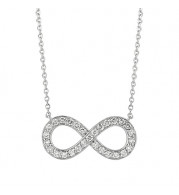 Jewelmi Custom 14k White Gold Diamond Necklace