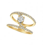 Jewelmi Custom 14k Yellow Gold Diamond Ring