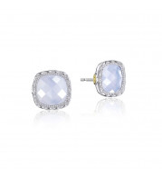 Tacori Sterling Silver Crescent Embrace Gemstone Stud Earring - SE24703