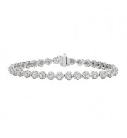 Jewelmi Custom 14k White Gold Diamond Bracelet