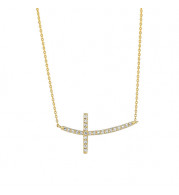 Jewelmi Custom 14k Yellow Gold Diamond Necklace