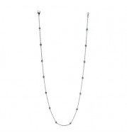Jewelmi Custom 14k White Gold Diamond Necklace