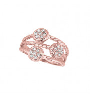 Jewelmi Custom 14k Rose Gold Diamond Ring