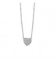 Jewelmi Custom 14k White Gold Diamond Necklace