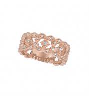 Jewelmi Custom 14k Rose Gold Diamond Ring