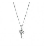 Jewelmi Custom 14k White Gold Diamond Necklace