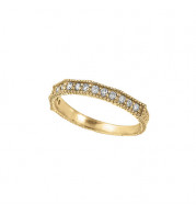 Jewelmi Custom 14k Yellow Gold Diamond Stackables Ring