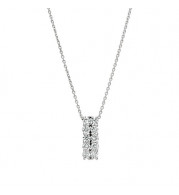 Jewelmi Custom 14k White Gold Diamond Necklace