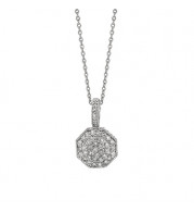 Jewelmi Custom 14k White Gold Diamond Necklace