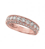 Jewelmi Custom 14k Rose Gold Diamond Ring