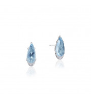 Tacori Sterling Silver Horizon Shine Gemstone Stud Earring - SE25002