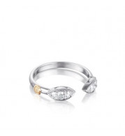 Tacori Sterling Silver The Ivy Lane Diamond Men's Ring - SR200