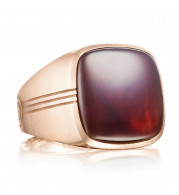 Tacori 18k Rose Gold Legend Gemstone Men's Ring - MR100P41