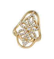 Jewelmi Custom 14k Yellow Gold Diamond Ring