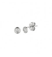 Jewelmi Custom 14k White Gold Diamond Earrings