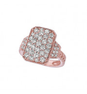 Jewelmi Custom 14k Rose Gold Diamond Ring
