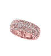 Jewelmi Custom 14k Rose Gold Diamond Ring