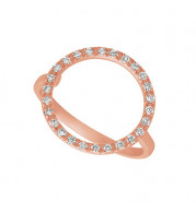 Jewelmi Custom 14k Rose Gold Diamond Ring