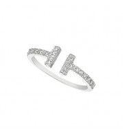 Jewelmi Custom 14k White Gold Diamond Ring