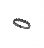 Jewelmi Custom 14k White Gold Diamond Stackables Ring
