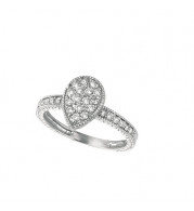 Jewelmi Custom 14k White Gold Diamond Ring