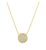 Jewelmi Custom 14k Yellow Gold Diamond Necklace