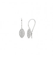 Jewelmi Custom 14k White Gold Diamond Earrings