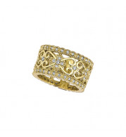 Jewelmi Custom 14k Yellow Gold Diamond Ring